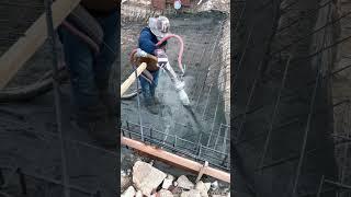 Applying Gunite for a Custom Swimming Pool #custompool #poolconstruction #gunite #poolbuilder #pool