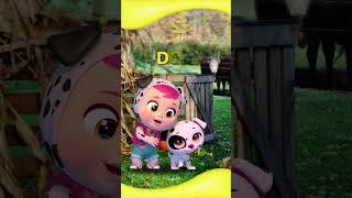 Learn The Animals on the Farm CRY BABIES  MAGIC TEARS  CARTOONS for KIDS #shorts #preschool