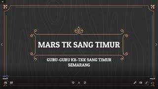 LAGU MARS TK SANG TIMUR