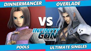 Infinity Con 2021 - Overlade (Sephiroth) Vs. Dinnermancer (Hero) SSBU Ultimate Tournament