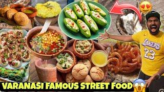 Trying TOP-10 Famous Street Food Of Varanasi