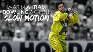 Wasim Akram Bowling Action Slow-Motion