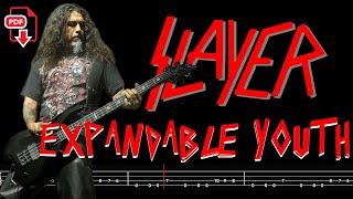 Slayer - Expendable Youth (Bass Tabs | Notation) @ChamisBass  #slayerbass #chamisbass  #basstabs