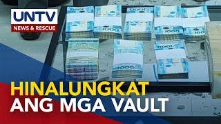 12 vaults na nakita sa ni-raid na BPO compound sa Bataan, binuksan ng mga awtoridad