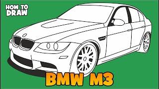 How to draw BMW M3 2011