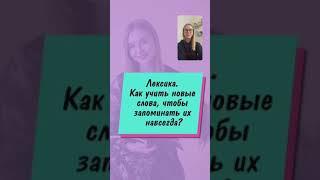 Как учить слова, чтобы они не забывались (Эфир от 14.10)