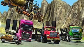 R.a.c.e : MAD Truck Race Mayhem | Epic BeamNG.drive Action, Jumps & Crashes  