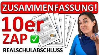  REALSCHULABSCHLUSS 2025 ZUSAMMENFASSUNG | Mathe ZP 10 | Aufgaben, die immer dran kommen! MSA ZAP