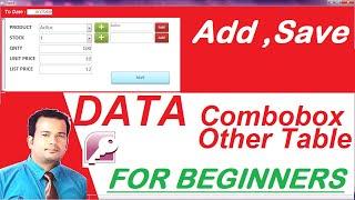 Add save data into different table access VBA