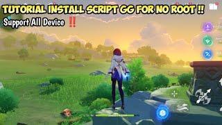 Tutorial Install Script GG Genshin Impact For Device No Root‼️Work Android 13 & 14