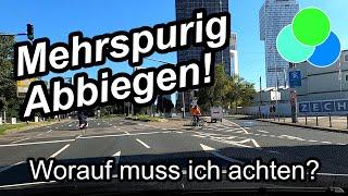 Multi-lane turning - Fahrschule PUNKT