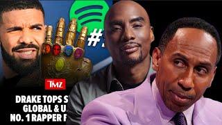 DRAKE VS STEPHEN A SMITH & CHARLAMENGE + DRAKE IS STILL #1 ON SPOTIFY WRAPPED