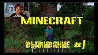 МАЙНКРАФТ ВЫЖИВАНИЕ #1| Ищу деревню и строю дом | Minecraft live | ヅИльюхан