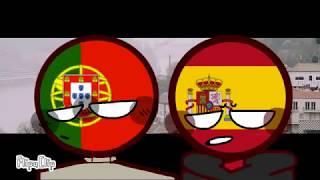 Sad dream(meme)(countryhumans)Portugal and Spain