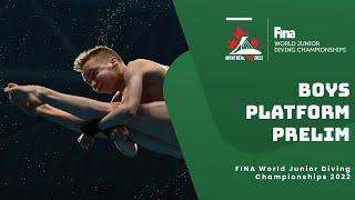 LIVE | Diving | Prelim | Boys (14-15 Years old) | Platform | World Junior Championships 2022