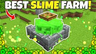 (Broken) The BEST SLIME FARM in Minecraft! 2,000+ Slime/Minute! Minecraft Bedrock Edition Tutorial