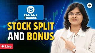 Bajaj Finance | Stock Split & Bonus Issue | What’s Next? | CA Rachana Ranade