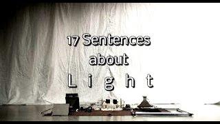17 Sentences about light