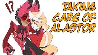 Charlie Takes Care of Alastor | Hazbin Hotel Comic-Dub | SpongeFruit