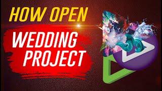 How Open Wedding Project in Edius ? | How to use Edius, Premiere Dongle wedding data projects