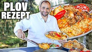 ORIGINAL usbekischer PLOV über Feuer!  (Plov Rezept)