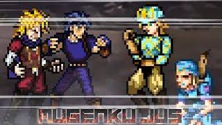 Dio Phantom Blood & Jonathan vs Diego Brando AU & Johnny - Jojo's Bizarre Adventure MUGEN JUS