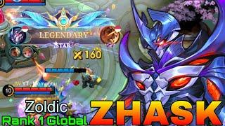 Legendary Zhask 3,400+ Matches - Top 1 Global Zhask by Zoldic - Mobile Legends