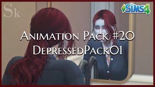 ANIMATION PACK#20 - DEPRESSED PACK01 | Sims 4 Animation (Early Access)(Download)