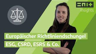 Was ist ESG und CSRD? EU-Richtlinien für Unternehmen kurz erklärt [2023]