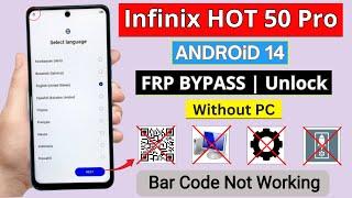 Infinix Hot 50 Pro (X6881) FRP Bypass/Unlock Google Account Lock Android 14 - Without PC