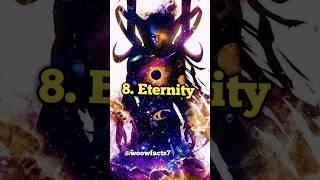 Top 10 Powerful Cosmic Entities in Marvel | Woow Facts #top10factsshorts #shorts #top10