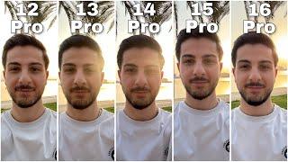 iPhone 16 Pro vs 15 Pro vs 14 Pro vs 13 Pro vs 12 Pro Photo and Video Test !