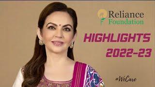 Reliance Foundation | 2022-23 | Highlights