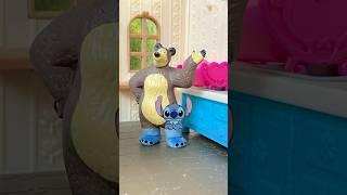 Lilo and Stitch + Bear | Masha and the Bear | When Toys Come to Life | It's adorable