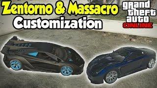 GTA 5 Online - NEW "PEGASSI ZENTORNO & MASSACRO" Customization Guide! [GTA V High Life DLC]