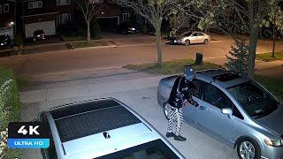 Reolink Captures: Suspicious Person Checking the Car (Auto-tracking)