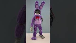 Pipe cleaner Withered Bonnie figure from Five Nights at Freddy’s #fnaf