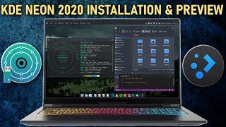 KDE Neon 2020.2 Installation and Preview