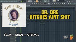 Dr. Dre - Bitches Ain't Shit  (FL Studio Remake) FLP + DRUM KIT + STEMS