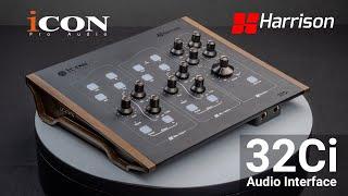 Introducing the iCON Pro Audio Harrison 32Ci Analog MicPreamps with 12-channel USB C Audio Interface