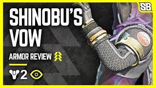 Destiny 2 - DOUBLE SKIP GRENADES - Shinobu's Vow Review - Hunter Exotic