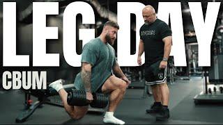 CBUM OLYMPIA PREP BEGINS | LEG DAY