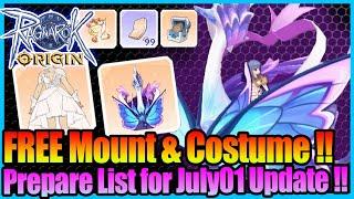 Wedding Prepare List!! Get FREE Mount & Costume!! [Ragnarok Origin Global]