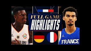 France vs Germany basketball Full Game Highlights | Olympics Warm-Up 2024