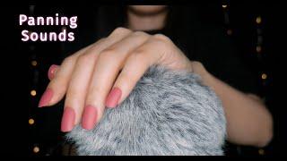 ASMR Fluffy Mic Touching & Scratching | Panning Sounds | Through Brain | Brain Massage (No Talking)