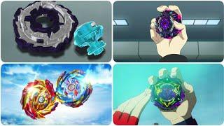 Beyblade Burst Surge - All Creations and Upgrades of Beyblades