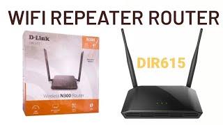 D-LINK DIR-615 ROUTER AS WIFI  REPEATER | EXTENDER  wifi Access Point #dlink