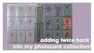 ღ adding my twice photocards to my girl group collection ღ