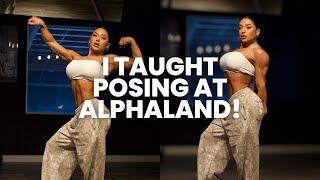 i taught posing at alphaland! | houston vlog