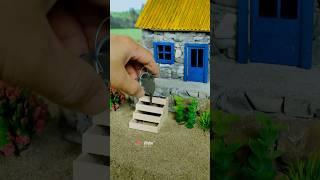 How To Build Stairs For Mini House #vfuho #house #miniature #house